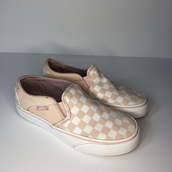 Vans Shoes - Vans checkerboard slip on vans